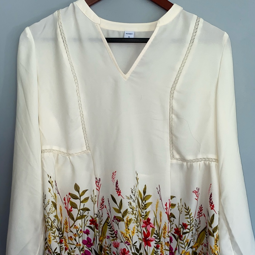 old navy floral top